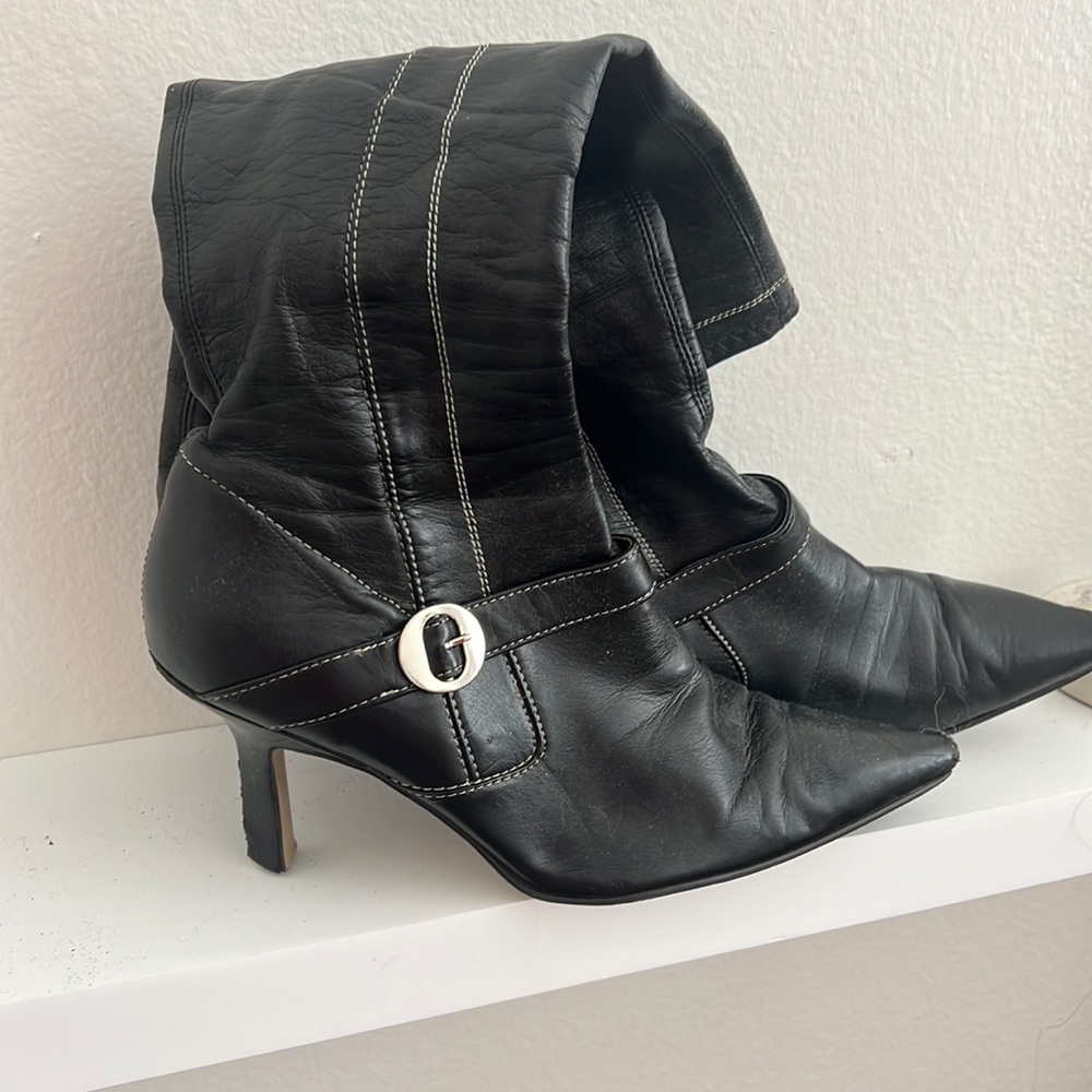 Anne Klein Knee-high leather boots